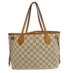 LOUIS VUITTON DAMIER AZUR NEVERFULL PM TOTE BAG N51110 SD1191 YQ01550